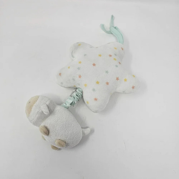 Child of Mine by Carters Star Lamb Baby Crib Carseat Pull Toy Musical Lovey Soft - Picture 1 of 5